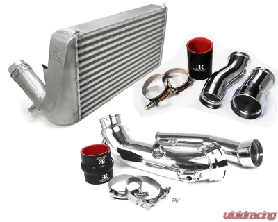 Evolution Racewerks Competition Brushed Finish Full Front Mount Intercooler Kit BMW 435i N55 14-16 - BM-FMIC007S