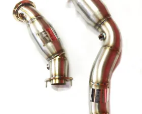 Evolution Racewerks Sports Series 4-Inch 200 Cell High Flow Catted Downpipe Brushed Finish BMW M3 S55 15-19