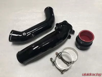 Evolution Racewerks Charge Pipe Kit Black Finish BMW B46 | B48 16-18 - BM-ICP019B