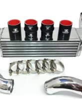 Evolution Racewerks Sports Brushed Finish Basic Front Mount Intercooler Kit BMW 535i E60 N54 08-10                                     - BM-FMIC004S1 - Image 3
