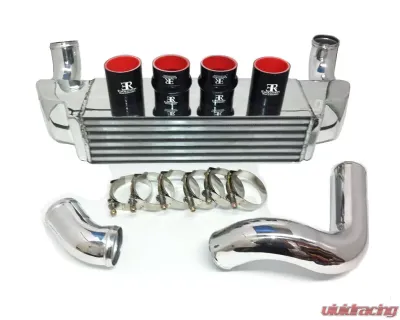 Evolution Racewerks Sports Brushed Finish Basic Front Mount Intercooler Kit BMW 535i E60 N54 08-10 - BM-FMIC004S1