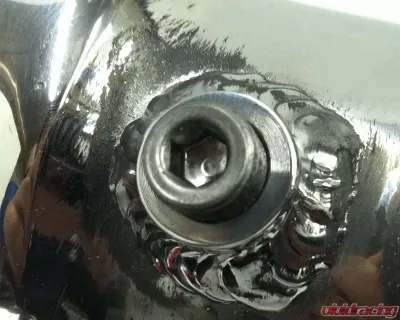 Evolution Racewerks OEM Style Charge Pipe with 1 Meth Bung Black Type III Hard Anodized Finish BMW 335i E9X N55 2011 - BM-ICP003B1