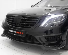 Brabus Carbon Fiber Gloss Front Lip Spoiler Mercedes Benz S63 AMG 14-15