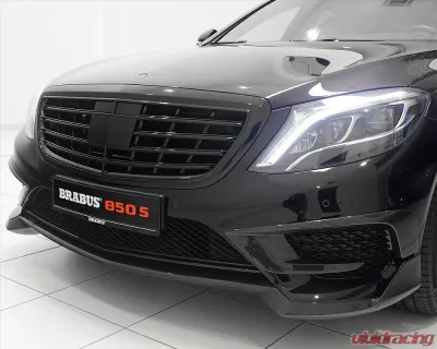 Brabus Carbon Fiber Gloss Front Lip Spoiler Mercedes Benz S65 AMG 14-15 - 217-263-00
