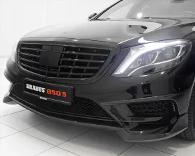 Brabus Carbon Fiber Gloss Front Bumper Vents Mercedes Benz S63 AMG 14-15