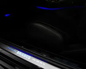 Brabus Illuminated Entrance Panels with Ambience Lighting Color Sync Mercedes Benz S63 AMG C217 15-16