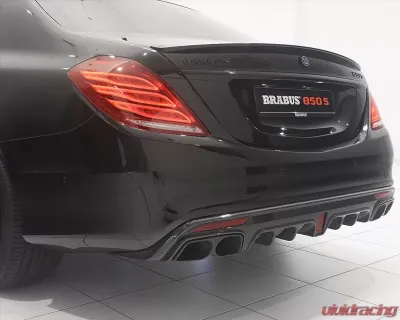 Brabus Carbon Fiber Matte Rear Diffusor Mercedes Benz S63 AMG 14-16 Coupe - 217-463-10