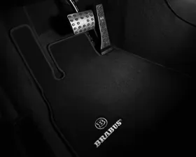 Brabus Velour Floor Mats Black Mercedes Benz S63 AMG C217 15-16