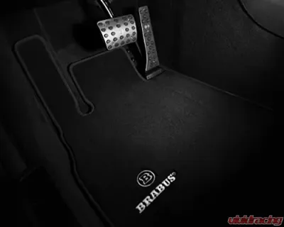 Brabus Velour Floor Mats Black Mercedes Benz S63 AMG C217 15-16 - 217-871-00N