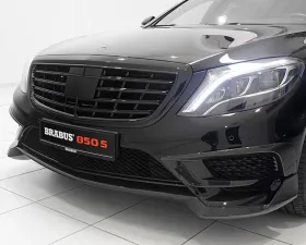 Brabus Gloss Carbon Fiber Front Add-On Elements Upper Left and Right Mercedes Benz S63 AMG W222 15-16