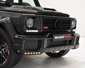 Brabus Carbon Fiber Headlight Cover In Gloss Finish Mercedes Benz G63 | G65 AMG 12-17
