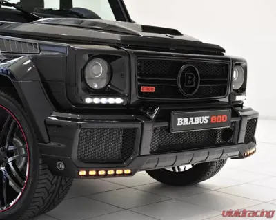 Brabus Carbon Fiber Headlight Cover In Gloss Finish Mercedes Benz G63 | G65 AMG 12-17 - 463-290-55