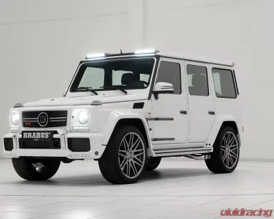 Brabus Carbon Fiber Front Roof Spoiler With Chrome Led Bars In Gloss Finish Mercedes Benz G63 | G65 AMG 12-17 - 463-360-00