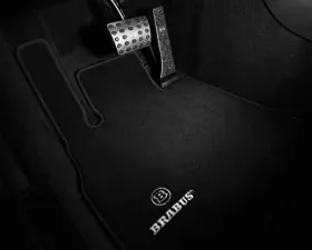 Brabus Black Velour Floormats Mercedes Benz G63 | G65 AMG 12-17
