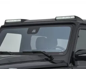 BRABUS Gloss Carbon Fiber Front Roof Spoiler w/LED Bars Mercedes-Benz G500 | G550 | G63 AMG W464A 2018-2021