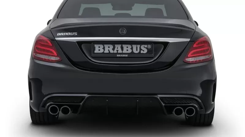 Brabus Rear Fascia Inserts Mercedes-Benz W205 C-Class C43 | AMG Sport - 205-420-00