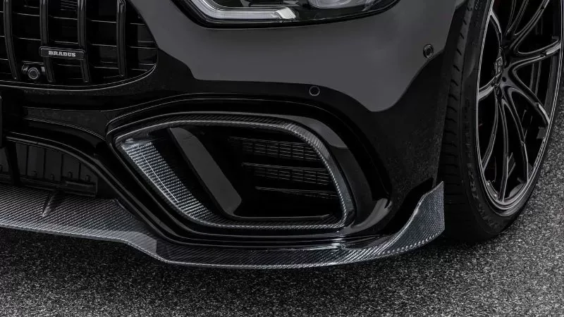 Brabus Carbon Front Fascia Attachments Glossy Mercedes-Benz GT 63 AMG 2019-2020 - 290-265-00