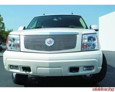 2002-2006 Escalade Billet Grille, Polished, 1 Pc, Insert, with Center Logo Plate - PN #20182 - 20182