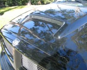 Ram Hood Scoop Grille Insert 02-05 Dodge Ram Aluminum Polished Billet Series T-REX Grilles