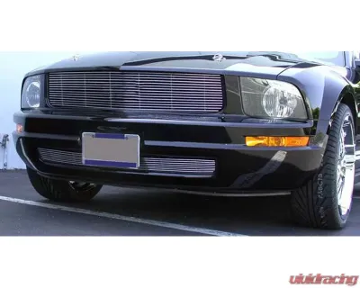 2005-2009 Mustang LX Billet Grille, Polished, 1 Pc, Overlay - PN #20515 - 20515