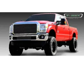 2011-2016 Super Duty Billet Grille, Black, 1 Pc, Insert - PN #20546B
