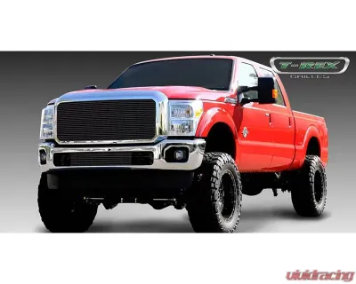 2011-2016 Super Duty Billet Grille, Black, 1 Pc, Insert - PN #20546B - 20546B