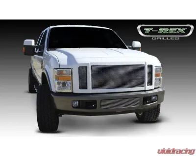2008-2010 Super Duty Billet Grille, Polished, 3 Pc, Insert - PN #20563 - 20563