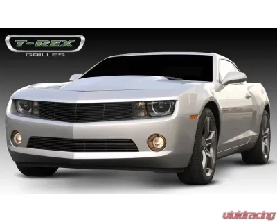 2010-2013 Camaro Billet Grille, Black, 1 Pc, Overlay - PN #21027B - 21027B