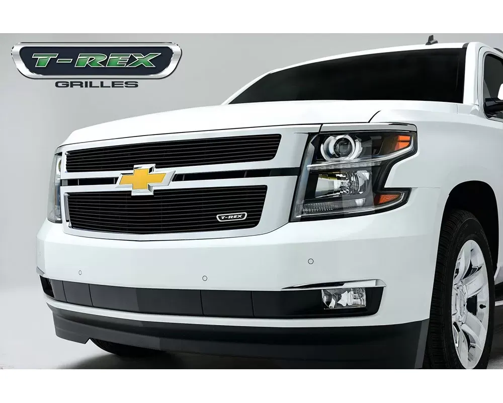 2015-2019 Sub/Tahoe LT, LTZ Billet Grille, Black, 2 Pc, Overlay - PN #21055B - 21055B