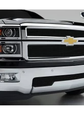 2014-2015 Silverado 1500 Billet Grille, Black, 2 Pc, Overlay - PN #21117B                                     - 21117B - Image 2