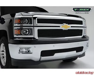 T-Rex Grilles 2014-2015 Silverado 1500 Z71 Billet Grille, Black, 2 Pc, Overlay - PN #21120B - 21120B