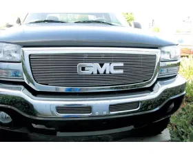 2003-2006 Sierra, 07 Classic Billet Grille, Polished, 1 Pc, Overlay - PN #21200