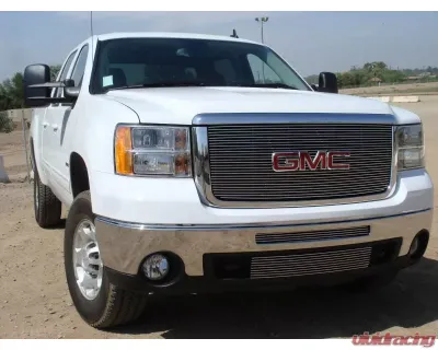 2007-2010 Sierra HD Billet Grille, Polished, 1 Pc, Overlay/Insert - PN #21206 - 21206