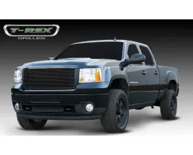 2011-2014 Sierra HD Billet Grille, Black, 1 Pc, Overlay/Insert - PN #21209B