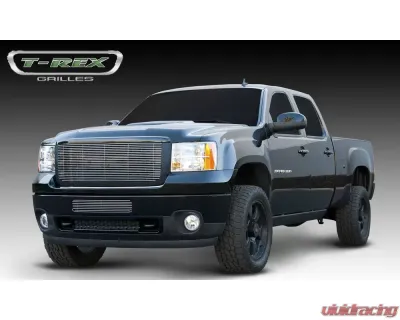 T-Rex Grilles 2011-2014 Sierra HD Billet Grille, Polished, 1 Pc, Overlay/Insert - PN #21209 - 21209