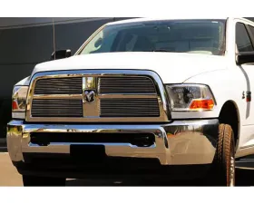 2010-2012 Ram 2500, 3500 Billet Grille, Polished, 4 Pc, Overlay - PN #21451