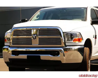 2010-2012 Ram 2500, 3500 Billet Grille, Polished, 4 Pc, Overlay - PN #21451 - 21451