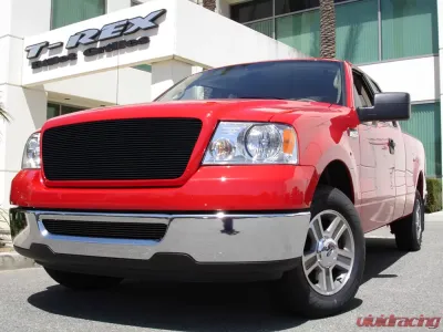F-150 Grille 04-08 Ford F-150 Aluminum Powdercoat Black Billet Series T-REX Grilles - 21556B