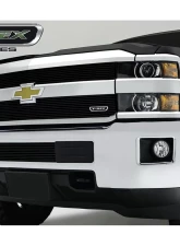2015-2019 Silverado 2500, 15-17 3500 Billet Bumper Grille, Black, 1 Pc, Overlay - PN #25122B                                     - 25122B - Image 2