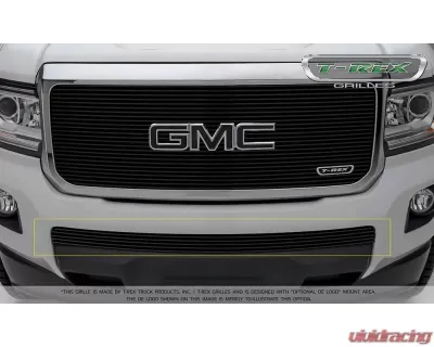 2015-2019 GMC Canyon Billet Bumper Grille, Black, 1 Pc, Insert - PN #25371B - 25371B