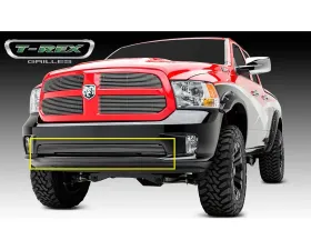 2013-2018 Ram 1500 Billet Bumper Grille, Polished, 1 Pc, Overlay - PN #25458