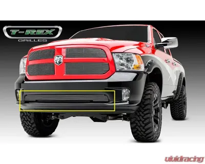 2013-2018 Ram 1500 Billet Bumper Grille, Polished, 1 Pc, Overlay - PN #25458 - 25458