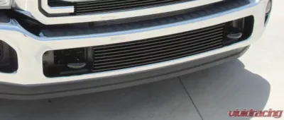 Super Duty Bumper Grille Insert 11-16 Ford Super Duty Aluminum Powdercoat Black Billet Series T-REX Grilles - 25546B