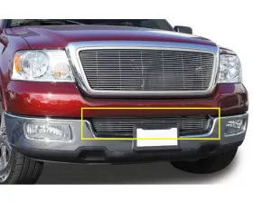 2004-2005 F-150, 05 Mark LT Billet Bumper Grille, Polished, 1 Pc, Overlay - PN #25552