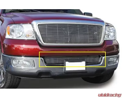 2004-2005 F-150, 05 Mark LT Billet Bumper Grille, Polished, 1 Pc, Overlay - PN #25552 - 25552