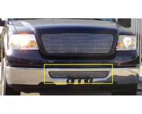 2006-2008 F-150, Mark LT Billet Bumper Grille, Polished, 1 Pc, Bolt-On - PN #25555