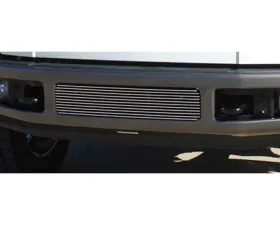2008-2010 Super Duty Billet Bumper Grille, Polished, 1 Pc, Bolt-On - PN #25564