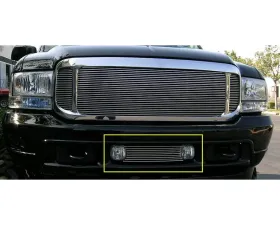 2000-2004 Ford Excursion, 99-04 Super Duty Billet Bumper Grille, Polished, 1 Pc, Bolt-On - PN #25567