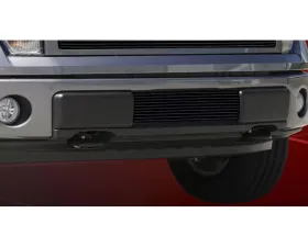 2009-2014 F-150 Billet Bumper Grille, Black, 1 Pc, Bolt-On - PN #25569B