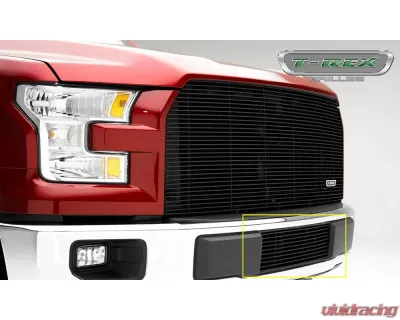 2015-2017 F-150 Billet Bumper Grille, Black, 1 Pc, Insert - PN #25573B - 25573B